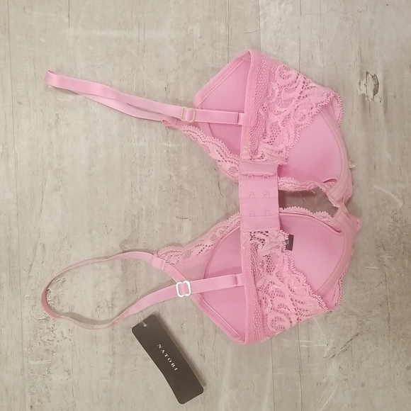 💕NATORI💕 Feathers Underwire Contour Bra ~ Posy Pink 30D NWT - Picture 9 of 14